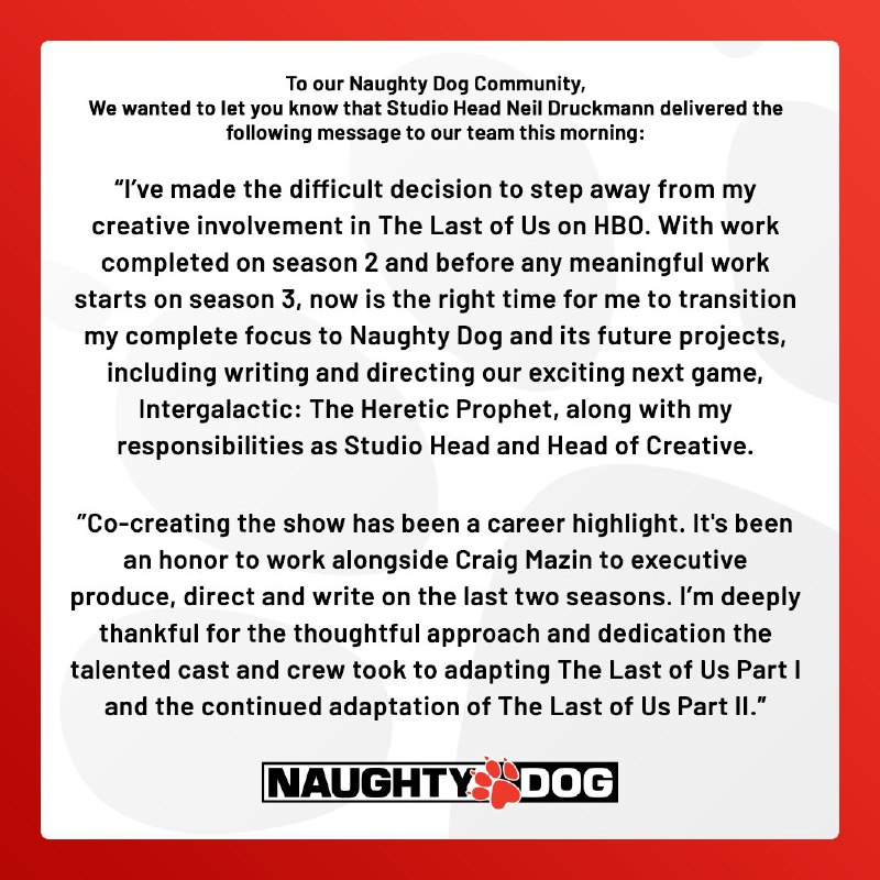 Naughty Dog (@Naughty_Dog)