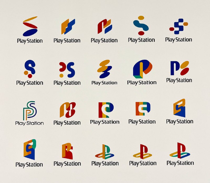 PlayStation 标志的原始概念设计