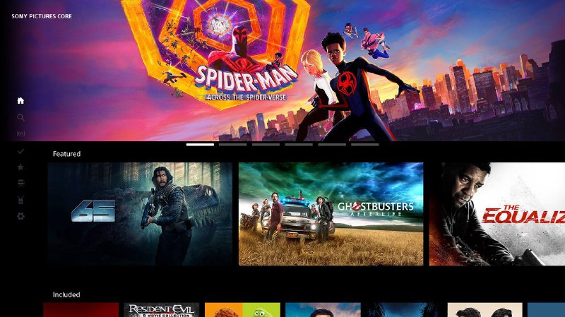 索尼将在PS4/PS5上推出「Sony Pictures Core」（原名：Bravia Core）应用程序，用户可以直接在PS4/PS5观看或租赁《蜘蛛侠：平行宇宙》《蜘蛛侠：英雄远征》《神秘海域》《伸冤人》等2000部影片，并且还可以在独家抢先体验窗口中购买机购买精选的 Sony Pictures 电影