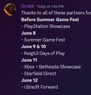 “舅舅”Jeff Grubb透露，索尼将在6月初带来一场大型的Playstation Showcase，公开包含《漫威蜘蛛侠2》等游戏的新情报