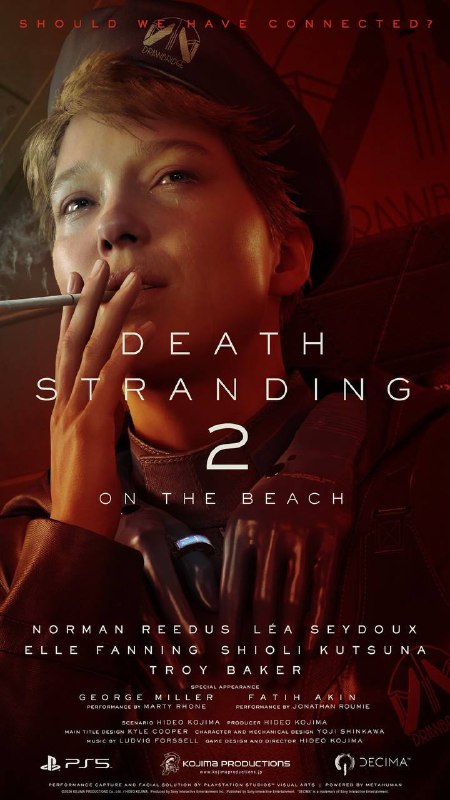 《死亡搁浅2 On The Beach》角色海报数张