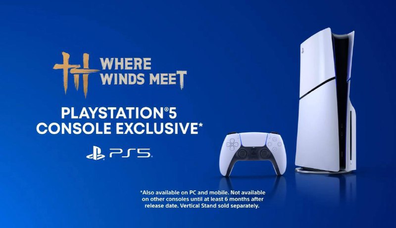 PlayStation今日公布了《燕云十六声》的预告，根据结尾的内容显示，本作主机版会在PS5上限时独占6个月