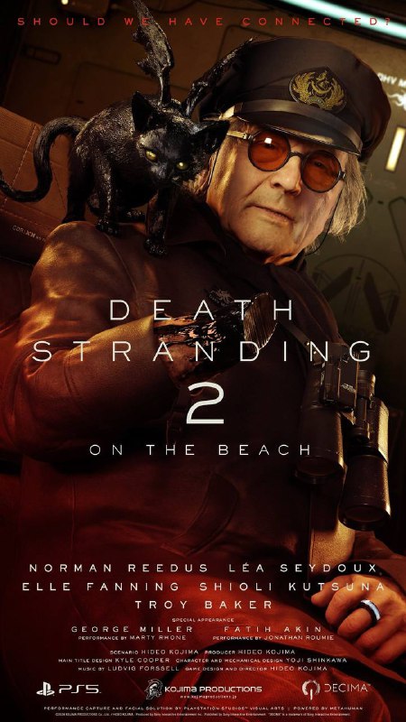 《死亡搁浅2 On The Beach》角色海报数张